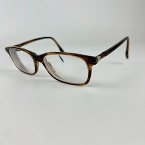 Safilo Lastra 05 8RR Men's Eyeglasses Frame Brown Plastic Cat Eye Full Rim 145mm